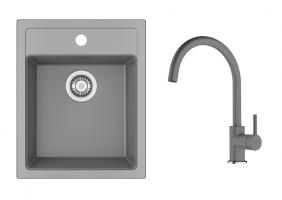 FRANKE Szett T121SZ SID 610-40 szürke + FC 6018.084