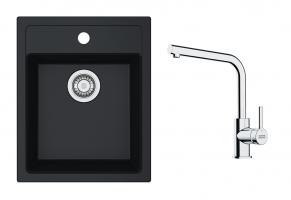 FRANKE Szett T113F SID 610-40 fekete + FS 3230.031