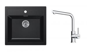 FRANKE Szett T114F SID 610 fekete + FS 3230.031