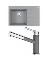 FRANKE Set G227ŠK CNG 611-78 TL/7 šedý kámen + FC 3055.084