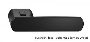 TWIN Klika Allegra 1618 FAST LOCK/CM, pravá klika (černá výplň)