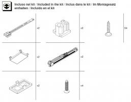 TERNO T-Belt lengéscsillapító tartozékokkal, fekete