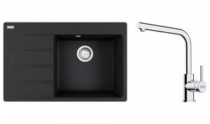 FRANKE Szett G250O CNG 611-78 TL/7 onyx + FS 3230.031