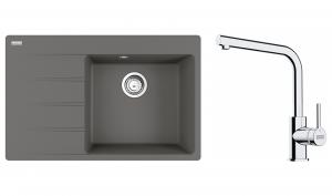 FRANKE Szett G250SZK CNG 611-78 TL/7 szürke kő + FS 3230.031