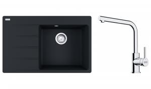 FRANKE Szett G250FM CNG 611-78 TL/7 fekete matt + FS 3230.031