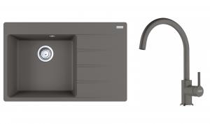 FRANKE Szett G272SZK CNG 611-78 TL/2 szürke kő + FC 6018.084