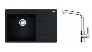 FRANKE Szett G251O CNG 611-78 TL/2 onyx + FS 3230.031