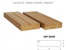 TERASZ ThermoWood hasáb SHP 26/92/3000