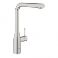 GROHE 30270DC0 Essence L-lefolyós keverő kettős zuhanyzóval szuperacélból