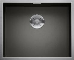 BLANCO 526245 dřez ZEROX 500-IF DXD InFino bez excentru nerez Dark Steel