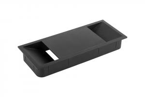 Strong műanyag kábel kivezető 152x62x18 fekete