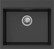 StrongSinks S3 Mosogató gránit Ipel 560x510mm csepegtető nélkül fekete