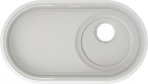 BLANCO 527992 Oovalon 700-IF mosogató lefolyó nélkül, felhőfehér