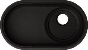 BLANCO 527989 Oovalon 700-U mosogató lefolyó nélkül, mystic black