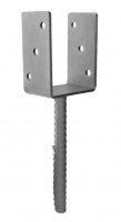 TK-rögzítő perem U2 keskeny 121x60x5,0-20x250mm