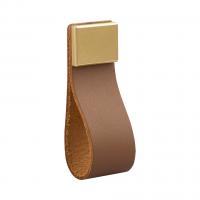 TULIP Gomb Ames barna bőr