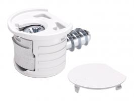 IF KORE 15 összekötő vasalat, euro csavar 5x11 mm, fehér takarósapka