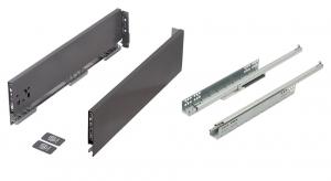 K-StrongMax Uni 16 fiókvasalat H121/450mm, szürke