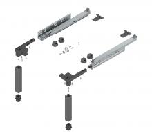 BLUM Z95.4100 szett Space Step 410mm, Orion szürke