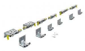 HETTICH 9275782 TopLine XL new STB 19 (17 mm), 40-50/100 kg 3 szárny