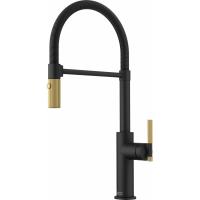 FRANKE Csaptelep FG 4768.904 Maris Stripes Semi Pro fekete matt/arany