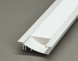 StrongLumio LED profil Flat, eloxált alumínium, 1m