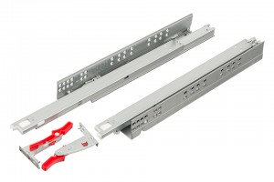 Rejtett fióksín csillapítással 250mm 34kg
