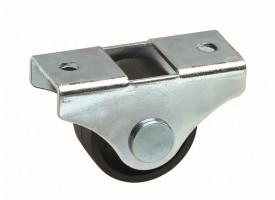 StrongCastors Kerék 25 mm rögzített fekete