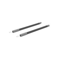 HETTICH 9196171 Atira hosszanti magasító korlát 260 mm antracit J+B