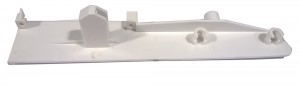 StrongBox fiók front rögzítő belső fiókhoz H204, kettő magasító korláttal, fehér