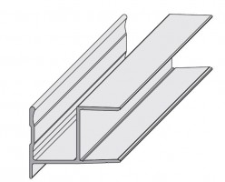 SEVROLL 04163 Uno fogantyú profil 18mm 2,70m ezüst