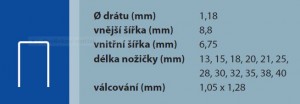 Tűzőkapocs 352/30 ZN-PR típus 92, 10200 db