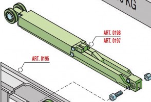 SISCO Silent csillapító beltéri tolóajtókra 100kg