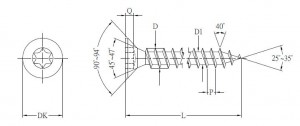 StrongFix TX Csavar 6x60/36 részleges csavarmenet cink fehér T30