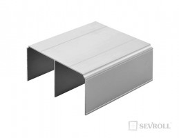 SEVROLL 02836 Comfort felső vezető profil3m ezüst