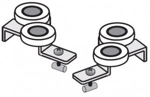 SEVROLL 10136  felső görgő Simple (10mm Fala) aszimmetrikus J+B