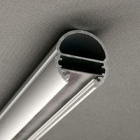 TM-profil LED Oval eloxált alumínium 1000mm