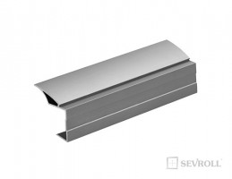 SEVROLL 04611 Beta 18mm fogantyú profil 2,70m ezüst