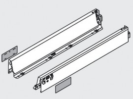 BLUM 378N5002SA oldalfal Antaro 500 szürke J+B