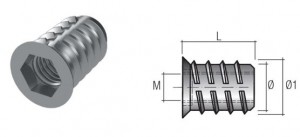 Peremes anyacsavar BU02 M6x15mm