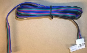 Csatlakozó kábel RGB LED szalag pin nélkül
