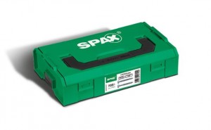 SPAX bőrönd L-BOXX mini s TXS csavary 6 rozměrů + 3 bity