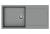 StrongSinks S3 Gránit mosogató ZALA 1000,1000 x 500mm,csepegtetővel,szürke