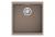 StrongSinks S3 Gránit mosogató Hron 430,430x460mm,csepegtető nélkül,bézs